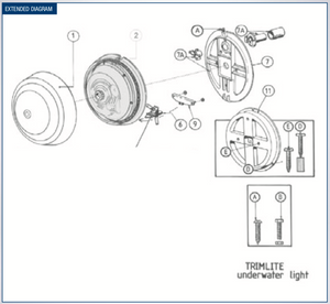 Trimlite Halogen Underwater Lighting Spare Parts